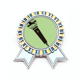 thumbnail image 1 of Expresión marco Insignia broche Medalla ganadora, 1 of 3