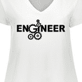 thumbnail image 4 of Inktastic Engineer Women's Plus Size V-Neck T-Shirt, 4 of 5