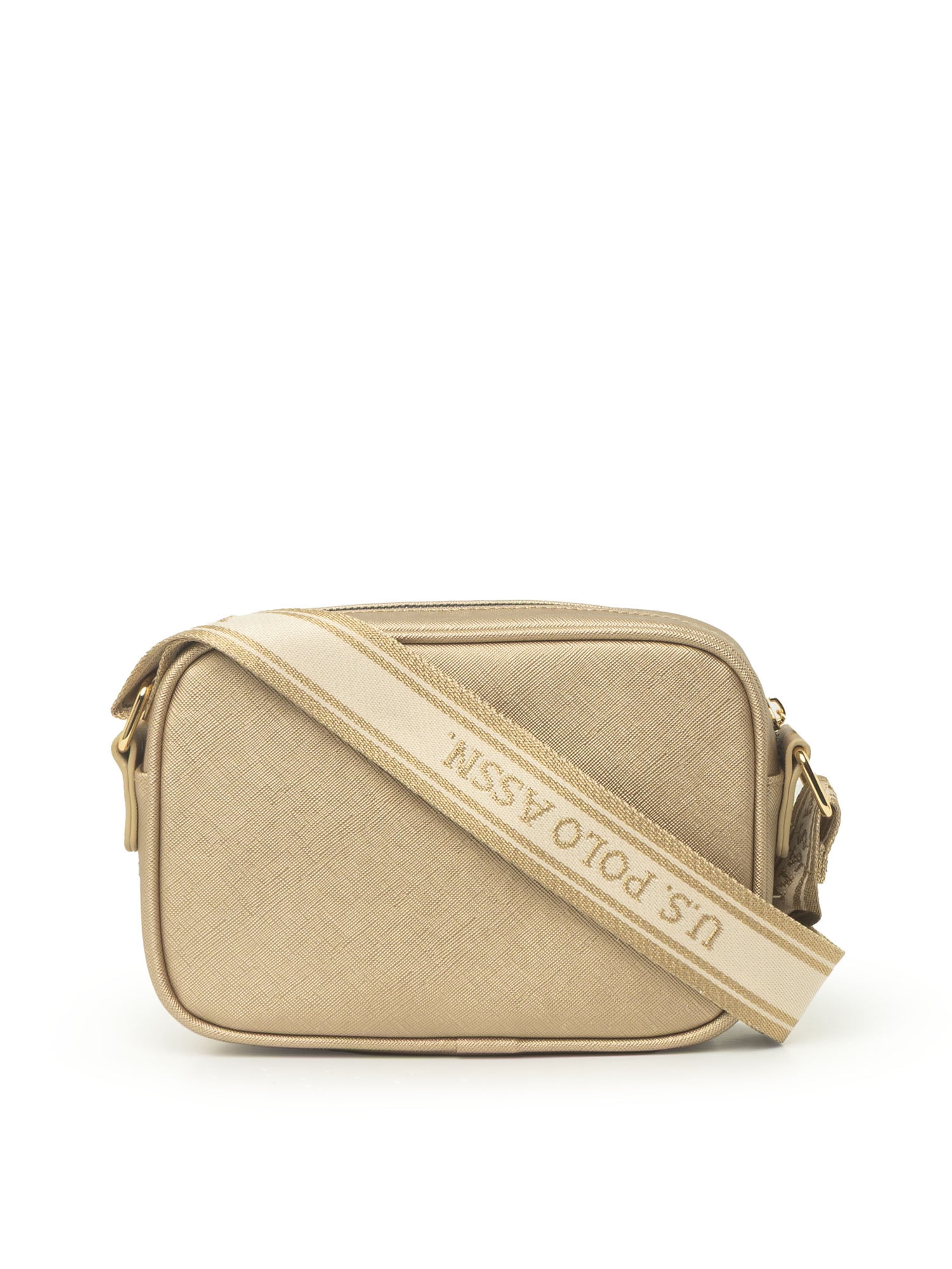 U.S. Polo Assn. Women's Signature Crossbody Bag, Champagne