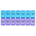 thumbnail image 3 of Equate AM/PM Weekly Pill Planner with Removable Days, Multicolor, 3 of 7