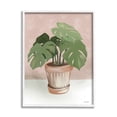 thumbnail image 4 of Stupell Industries Potted Monstera Plant Pink Room Still Life, 24 x 30, Design by House Fenway, 4 of 5