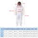thumbnail image 2 of Traje de Apicultura Uxcell para Hombres y Mujeres XXL con Guantes y Capucha de Velo, Blanco, 2 of 7