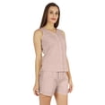 thumbnail image 2 of Bimba Sexy Schiffli Nightwear Set For Womens 2 Pcs Summer V-Neck Sleeveless Loungewear, 2 of 7