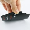 thumbnail image 4 of Waterproof Playing Cards with Unique Pattern & Flower Backing - Cool Black PVC Flexible Classic Magic Poker Tricks Tool, 4 of 5