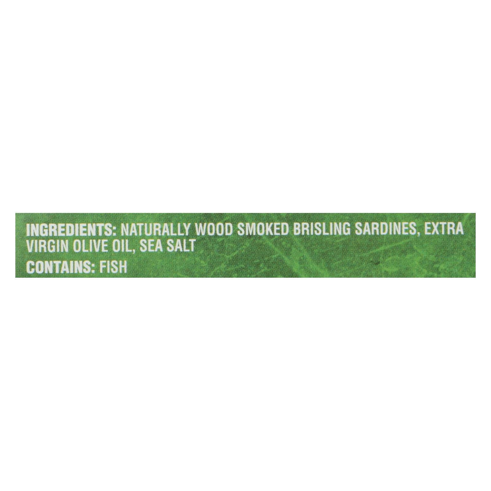 Crown Prince Brisling Sardines In Oil 3.75 oz (Pack Of 12)
