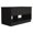 Black + Shelves + Particle Board + Particle Board, variant on Black Storage Bench with Drawers and Shelves for Entryway, Hamilton 35.8 Particle Board Modern Living Room Seating