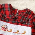 thumbnail image 5 of Kogui Christmas Dress Toddler Girl Toddler Christmas Dress Ruffle Long Sleeve Toddler Baby Girls Knee Length Tulle Velvet Dresses for Party Holiday 3T 4T (Red,3-4 Years), 5 of 8