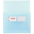 thumbnail image 2 of JAM Plastic Snap Portfolio, 9.5x12.5x.75, Blue, 1/Pack, 2 of 5