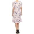 thumbnail image 3 of White Mark Floral High Waist Tiered Dress (Women's & Women's Plus), 3 of 5