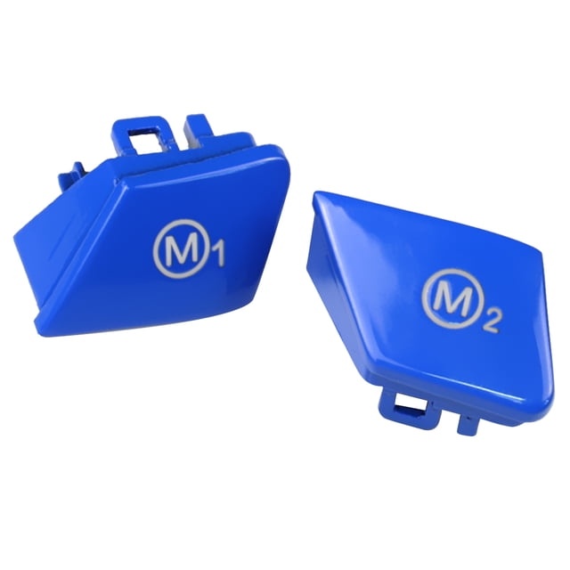 S SERENABLE Accessories -Car Steering Wheel Mode Switch Button Covers .for Blue