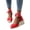 02#Red, variant on Womens Closed Toe Espadrilles Wedges Trendy Tie Lace Up Platform Ankle Strap Heels Lightweight Sandals Summer Dress Shoes