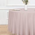 thumbnail image 2 of LAICAIW Round Tablecloth-120 Inch-Water Resistant Spill Proof Washable Polyester Table Cloth Decorative Fabric Table Cover for Dining Table, Buffet Parties and Camping, Blush, 2 of 7
