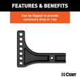 thumbnail image 3 of CURT 17131 Replacement Weight Distribution Hitch Shank, 2-1/2-Inch Receiver, 2-Inch Drop, 6-Inch Rise, 3 of 3