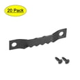 thumbnail image 1 of Ganchos para fotos Uxcell de 1-3/5" de hierro galvanizado negro, paquete de 20, 1 of 5