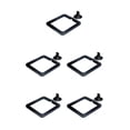 thumbnail image 2 of paramount Distributeur de Nourriture pour Poissons Forme Carrée Dispositif de Filtration Pratique Opération Pratique Maille à Déchets Plusieurs Tailles Distributeurs de Pêche Noir 10*10cm 5Ensemble, 2 of 6