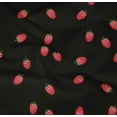 thumbnail image 4 of oneOone Popeline en Coton Biologique Sergé Tissu Imprimé Framboise au Mètre 42 Pouces de Large, 4 of 4