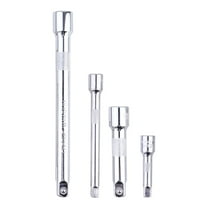 OUNONA 4 Pcs Electric Ratchet Multi Outlet Ratchet Socket Extender 15*1.5cm Silver