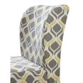 thumbnail image 3 of Bowery Hill Fabric Accent Chair in Yellow, 3 of 5