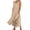 ZA-Khaki-beach vacation outfits dresses, variant on Xcmzpl Summer Cotton Linen Dress for Women Sleeveless Casual Loose Tank Dress Plus Size Boho Floral Print Midi Beach Dresses with Pockets