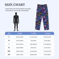 thumbnail image 4 of Fotbe Colorful Butterflies Pantalones de Pijama para Hombre, Pantalones de Dormir, Pantalones de Casa con Cintura Ajustable y Bolsillos-Medium, 4 of 6