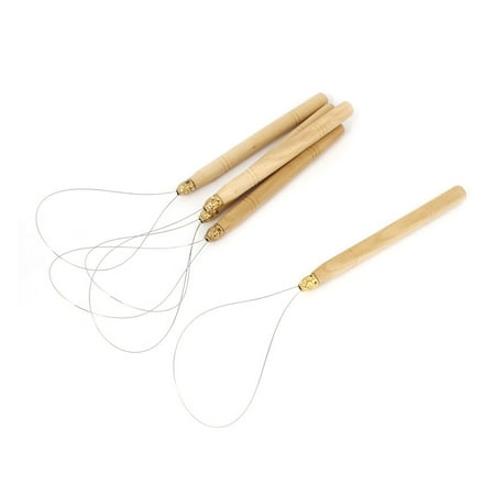 ... Pieces Wooden Handgrip Hair Extensions Needle Crochet Dread Lock Tool