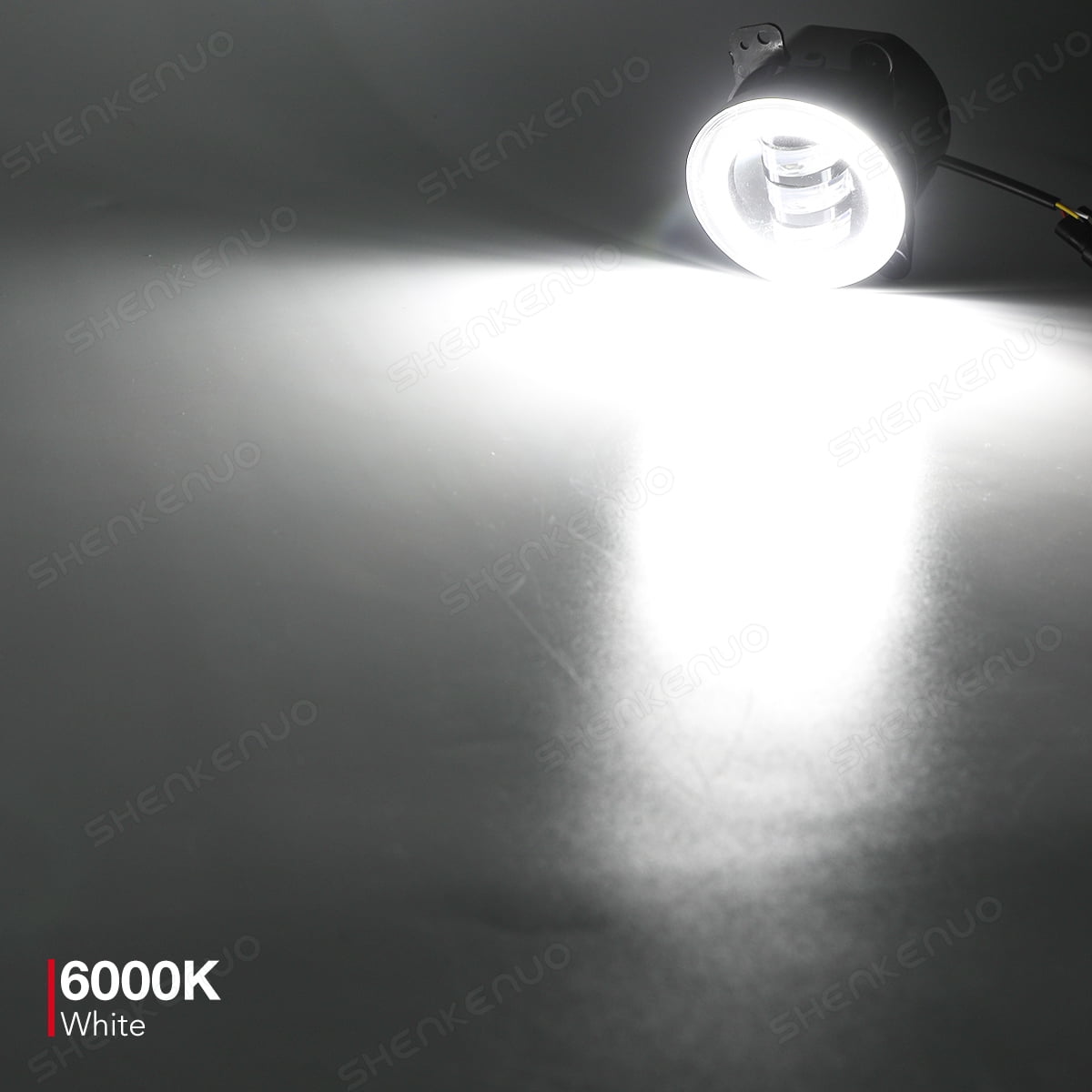 For Jeep Grand Cherokee 2011~2013 4" Round LED Fog Light DRL Light White Amber