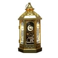 thumbnail image 2 of Wweixi Ramadan Festival Lantern Night Light Multi-pattern Lamp Hangable Vintage Style Lantern, 2 of 8