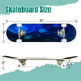 thumbnail image 2 of 31'' Complete Skateboard 7 Layer Canadian Maple Double Kick Deck Skateboards jelly fish jellyfish royalty free photos Skate Board for Beginner Adult Gifts, 2 of 5
