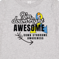 thumbnail image 4 of Inktastic Im Down Right Awesome Down Syndrome Awareness with Arrow Boys or Girls Baby T-Shirt, 4 of 5