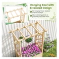 thumbnail image 6 of Yunken Raised Garden Bed Wooden Elevated Planter Box with Hanging Roof, Outdoor Garden Planter with Weather Protection for Vegetables and Herbs, 6 of 9