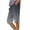 A Black, variant on Women's Shorts Women's Summer Loose Straight Leg Pants With Pockets Side Slit Buttons Five Quarter Pants Black S