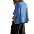 thumbnail image 5 of Sherrylily Summer Women Oversized Cropped T-Shirts Casual Short Sleeve Loose Tops, 5 of 6
