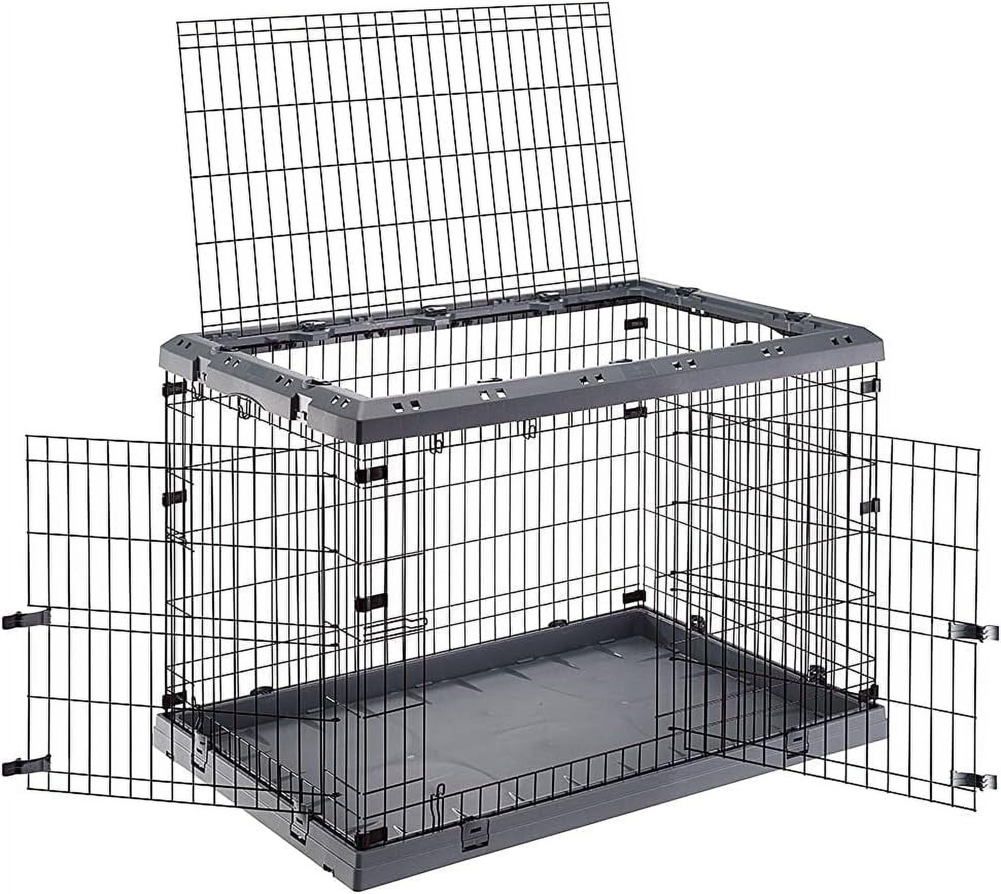 Superior Hybrid ECO 48-Inch Gray Dog Crate and Playpen