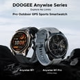 thumbnail image 2 of DOOGEE Anywise W1 Pro Mens Smart Watch, 5ATM Dual-Band GPS Offline Maps,1.43" Fitness Smartwatches for Android Phone/iPhone Compatible,170+ Sports Modes, Answer/Make Calls/12 Days Battery/2 Strap, 2 of 9