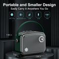 thumbnail image 3 of Portable Bluetooth Speaker Wireless Powerful Deep Bass Loud Stereo Sound Cute Fashion Style Vintage Decor Speakers with Subwoofer DSP Support TWS/USB/AUX for Home Desk Accessories Party Outdoor, 3 of 4