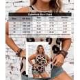 thumbnail image 3 of Cuteduck Women's Tops Summer Sleeveless Crew-Neck Plus Size Loose Fit Leopard-Print Casual Vest 1X-4X, 3 of 9
