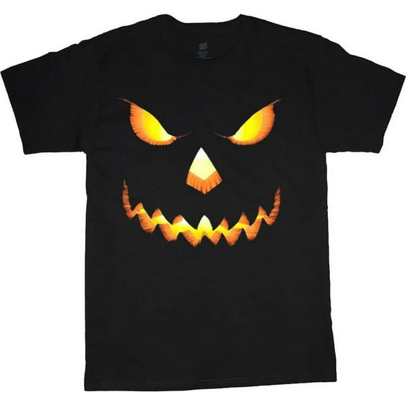 Men's Halloween T-shirt Pumpkin Face Tee
