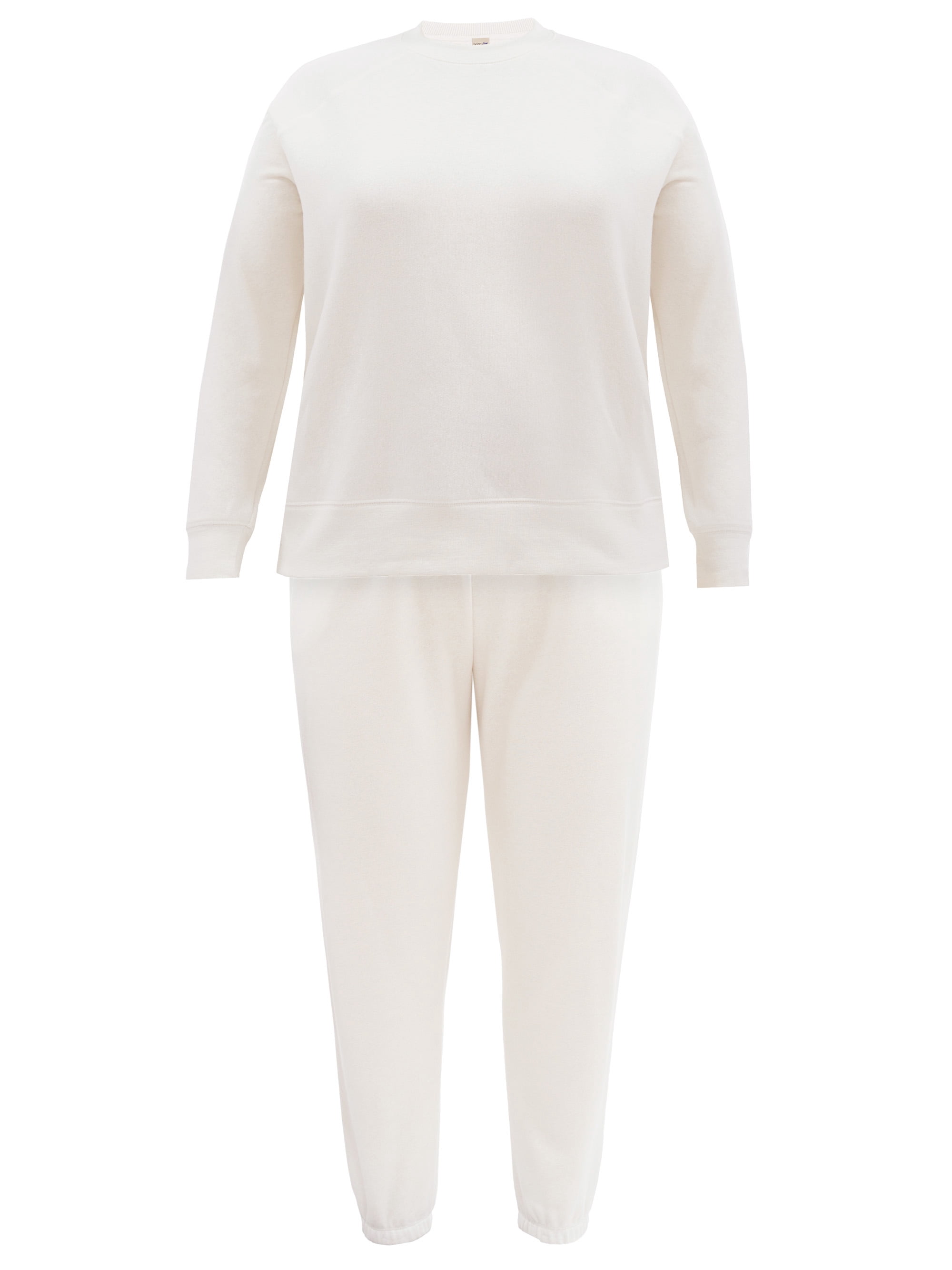 Terra & Sky Women's Plus Size Fleece Sweatshirt and Sweatpants Set, 2-Piece
