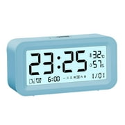 Digital Clock with Temperature Humidity Date for Bedroom Desktop