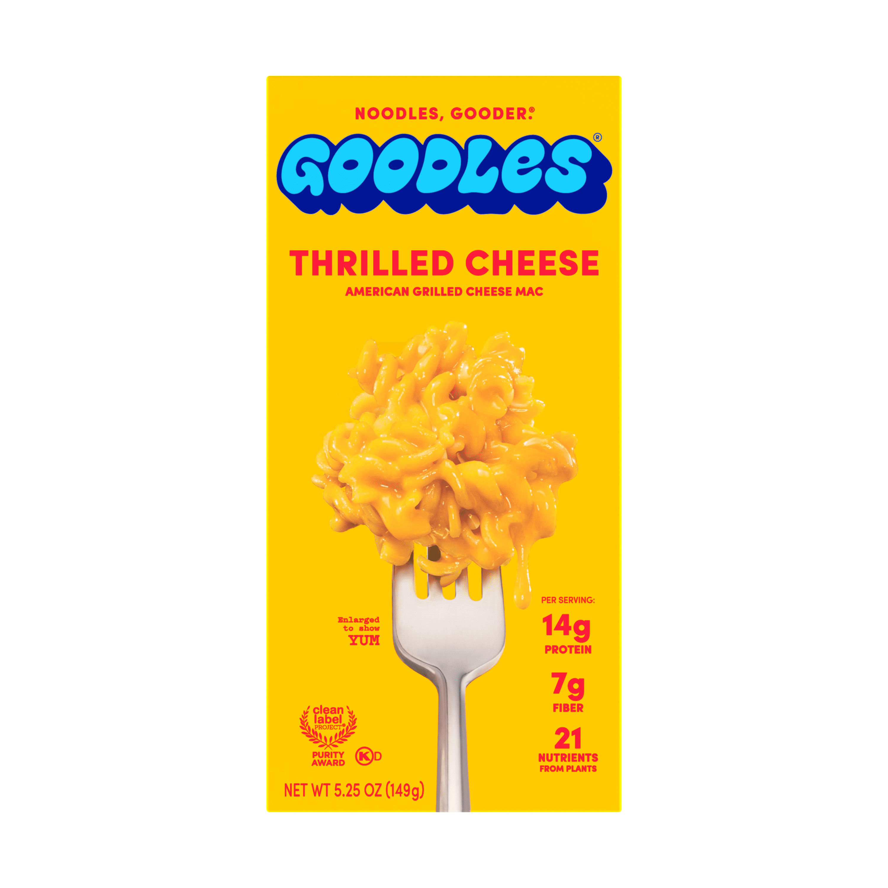 Goodles Mac & Cheese Thrilled Grilled Cheese Flavored Mac; Shelf Stable; 5.25 oz
