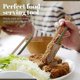 thumbnail image 5 of Wooden Tongs for Cooking – 60-Piece Mini Bread Tongs Natural Green – Disposable Kitchen Utensils, 5 of 5