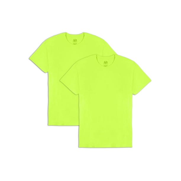 Camiseta Fruit of the Loom Eversoft Cotton para Hombre Verde M