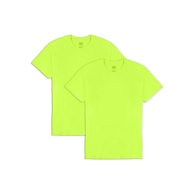 Camiseta Fruit of the Loom Eversoft Cotton para Hombre Verde M