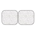 thumbnail image 3 of Uemuo Poodle Dog Printed 2 PCS Car Windshield Sun Shade, Auto Sun Heat and UV Rays Blocker, Foldable Automotive Front Window Sunshade Protector, 3 of 7