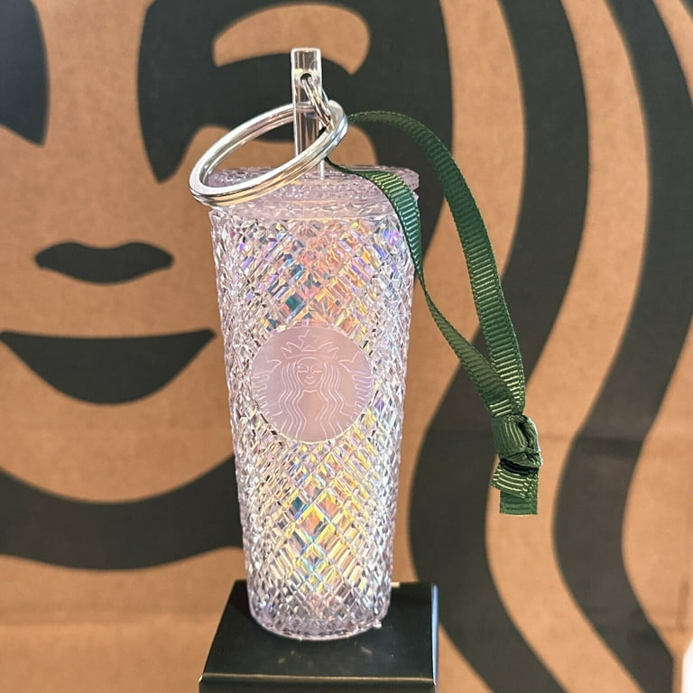 ★人気★ Starbucks To Go Keychain Starbucks 2022 Christmas Holiday Ornament Plastic To Go Cold