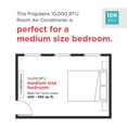 thumbnail image 2 of Frigidaire 10,000 BTU Inverter Window Room Air Conditioner with Wi-Fi up to 450 Sq Ft, White, 2 of 10