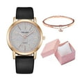 thumbnail image 1 of Nuevo reloj de pulsera de cuarzo con correa de moda para mujer, ideal para el tiempo libre, con caja de regalo., 1 of 3