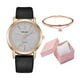 thumbnail image 1 of Nuevo reloj de pulsera de cuarzo con correa de moda para mujer, ideal para el tiempo libre, con caja de regalo., 1 of 3