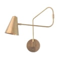 thumbnail image 4 of 1 Light Shades Curved Arm Handmade Vintage Wall Mid Century Antique Brass Sputnik chandelier light Fixture, 4 of 7