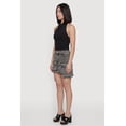 thumbnail image 3 of Women's Acid Wash Denim Mini Utility Skirt, 3 of 5